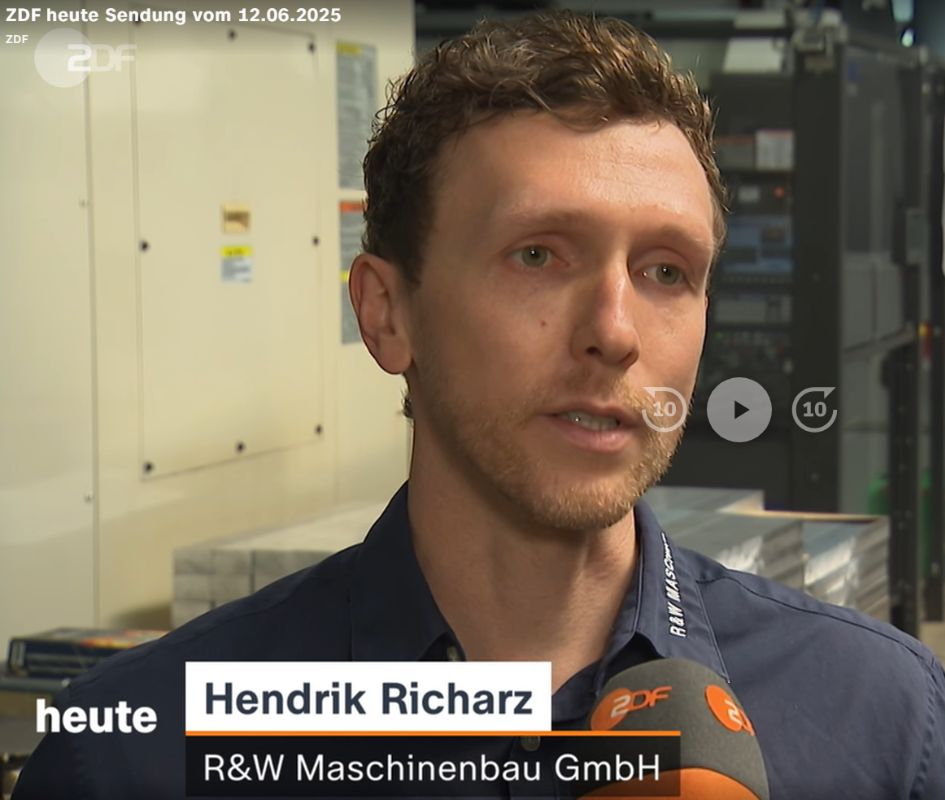 Hendrik Richarz bei der ZDF heute Sendung vom 12.6.25